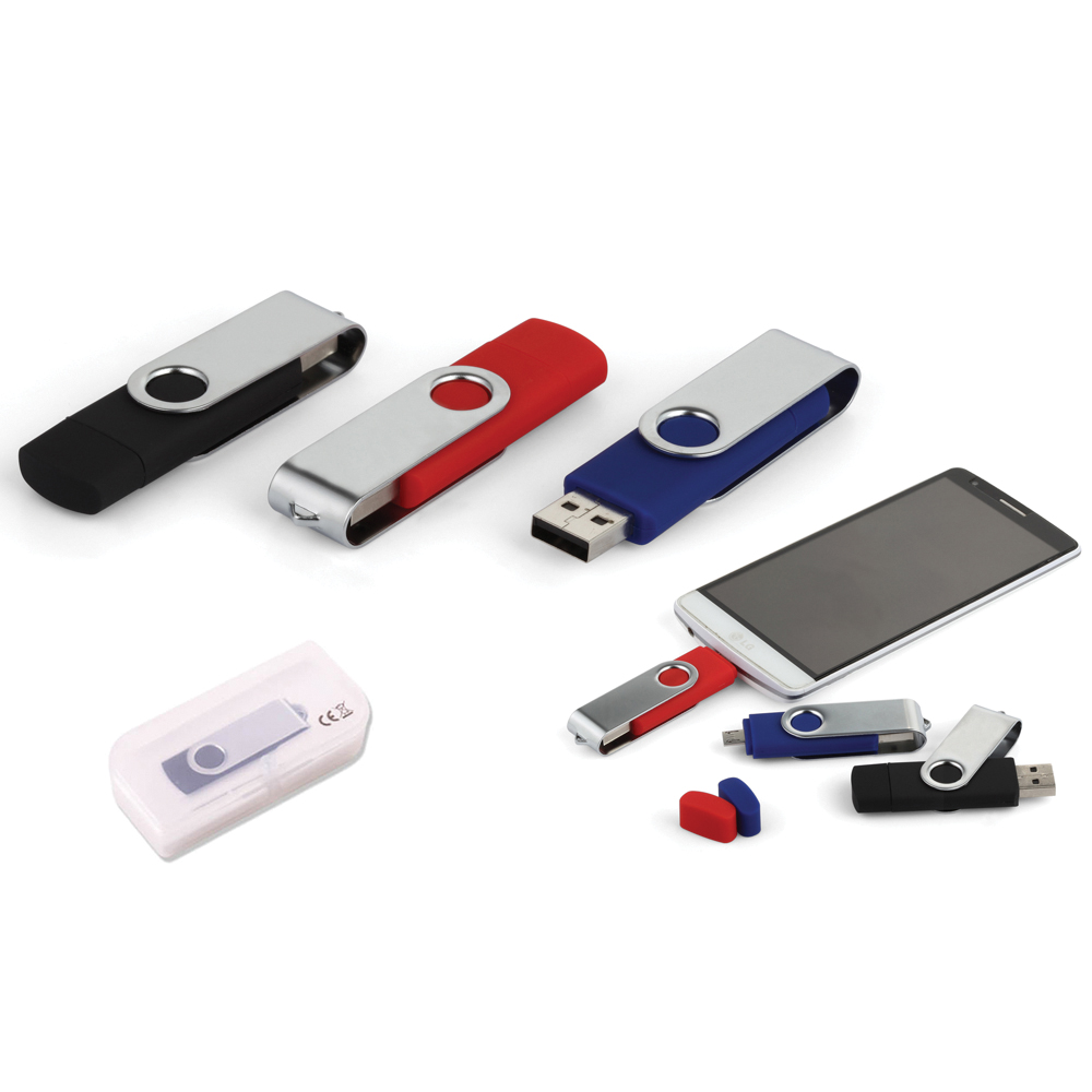 64 Gb Döner Kapaklı Usb Bellek (Otg Özellikli)